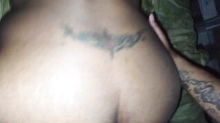 Glazed her Booty with my Cum