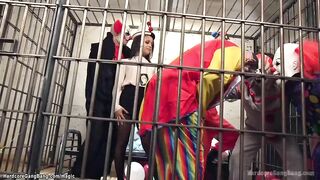 Slender black cop group double penetration boned