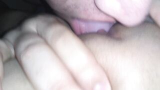 Putting my Tongue and my both Thumbs in Hispanic Young Hotwife Home