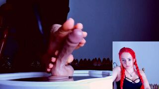 Feet Stream Record Toes Showing Off the Penis - Mistressinni CB