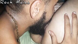 Hubby brings the big boobed fiance to offer the butt to