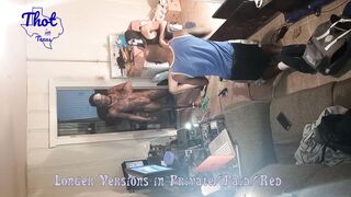 Black Mom two Ebony Men Tag Team take Turns into Film Studio