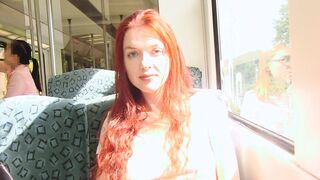 Exhibtionism inside a Train