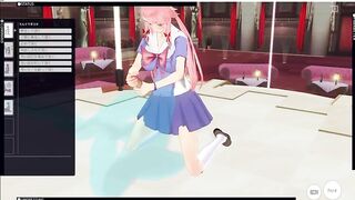 [CM3D2] - the Future Diary Animated, Yuno Gasai Doms you on Stage