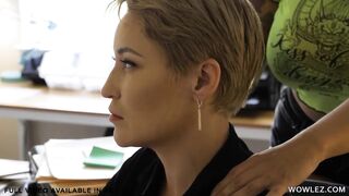 Big Boobed lesbians having sex into the police station - Ryan