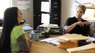 Big Boobed lesbians having sex into the police station - Ryan