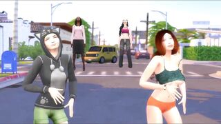 Dancing inside the Streets three