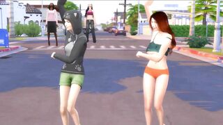 Dancing inside the Streets three