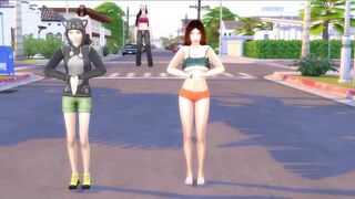 Dancing inside the Streets three