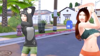 Dancing inside the Streets three