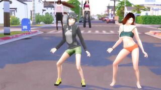 Dancing inside the Streets three