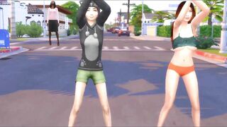 Dancing inside the Streets three