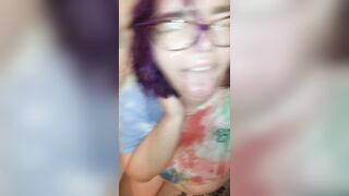 Kitten Gets Soaked into her new Shirt