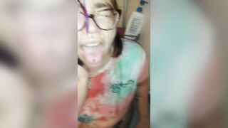 Kitten Gets Soaked into her new Shirt