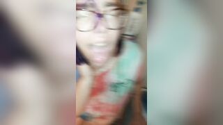 Kitten Gets Soaked into her new Shirt