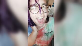 Kitten Gets Soaked into her new Shirt