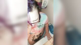 Kitten Gets Soaked into her new Shirt