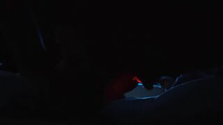Blow Job inside the Dark