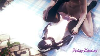 Fairy Tail Animated 3D - Ultear Milkovich gets fuck and