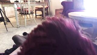 Frisky GILF Loves big black cock Bounce up her Sweet Butt
