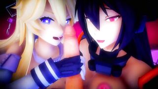 【hentai MMD】Hentai Crazy Sexy Girls Sex Party Dance/ Kancolle