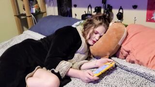 sexy Ginger Wakes up inside Mushroom Kingdom Double Penetration Anal Snatch