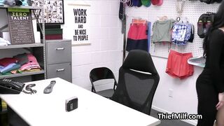 Fit huge tit mom suspect milks officers penis