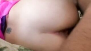 Interracial Fantasy for Turned On White Ex-Wife on Hottie OutFit