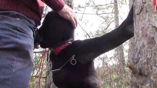 The Throater 2021: Submissive Masked Hoe Tied Outdoors Deeply into Heels and
