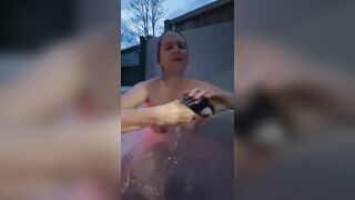 Gets Naked and Asks who's next she Wants cock