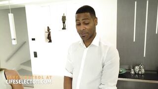 Silvia Dellai into interracial anal nailed trio to got dream