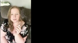 Beauty Smoking Housewife wants to Play
