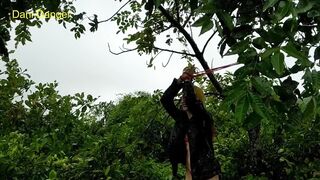 Sex Sub Angel Fowler FETISH Action inside Rain Forest with Master Dani