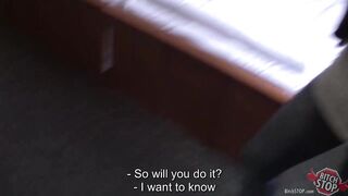 European women give her butt for cash