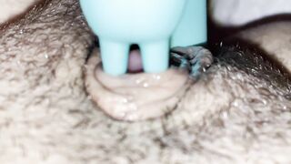 Insane Close up Rabbit Sex Toy Orgasm Long Clitoris