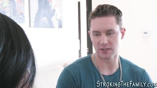 Teenie stepsis gets snatch licked