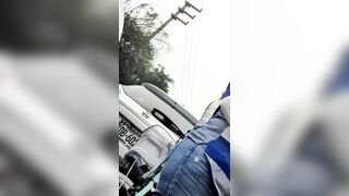 BEAUTY cougar INTO TIGHT JEANS HUGE ASS CAMELTOE BUBBLE BUTT GODDESS OLDER