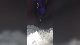 Creamy Twat Squirting into the Vehicle at the Park