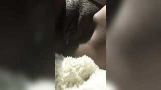 Creamy Twat Squirting into the Vehicle at the Park