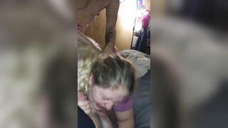 Letting my Fiance take her first Huge Penis while she Blows me