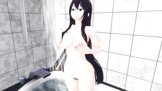 320px x 180px - Fairy Tail - Anime Ultear taking Beauty Goddess Shower (24)