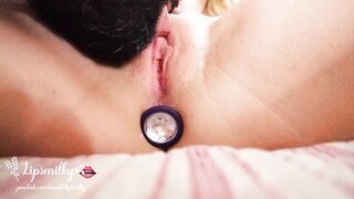 hot Blonde has Passionate Sunday with her Man until a BODY CREAMPIE