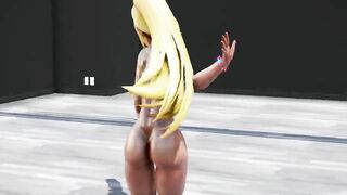 Bushy Snatch Blonde Beauty MMD