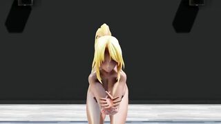 Bushy Snatch Blonde Beauty MMD