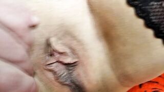 Old cougar Slutwife AimeeParadise: point of view Jizzed Compilation, Sperm inside Snatch and other