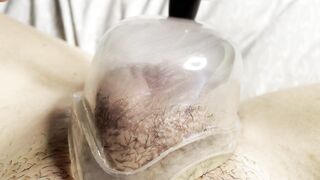 Cunt Pumping my Long Clitoris with my new Snatch Pump