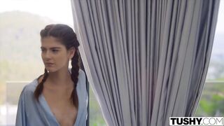 TUSHY European hotties Emile & Sara are anal three-way pros