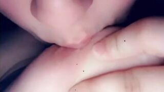 Having Fun with myself into the Shower then Blowing my Big Boobies 
