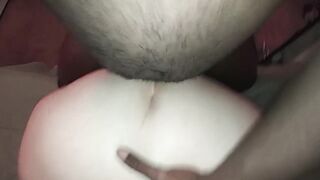 Pawn cougar Double Cum Explosion all over Face and Boobs then all
