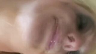 Wrecking her Slutty Dutch Face with Dick Fucking Session